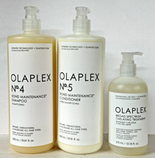 Olaplex No 4 Shampoo   No 5 Conditioner 33.8 oz Chelating treatment 12 oz