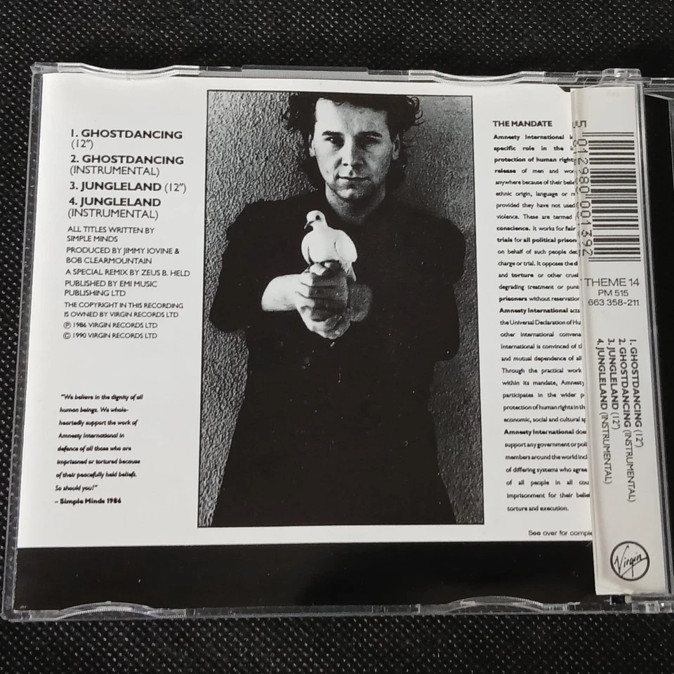 Simple Minds - Ghostdancing (1990 CD) - Image 2 of 4