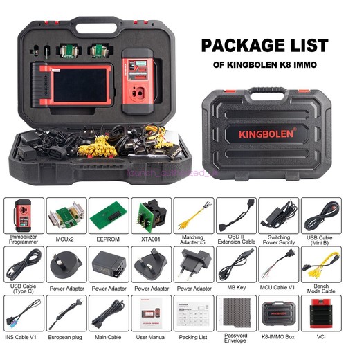 KINGBOLEN K8 IMMO Bi-directional Car Diagnostic Tool Scanner Key Programming UK - Picture 16 of 18
