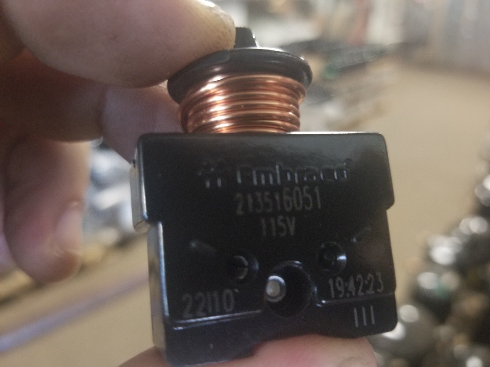 EMBRACO FFI12HBX 115V RELAY 213516051 OVERLOAD MRT22AFZ 5590 COVER