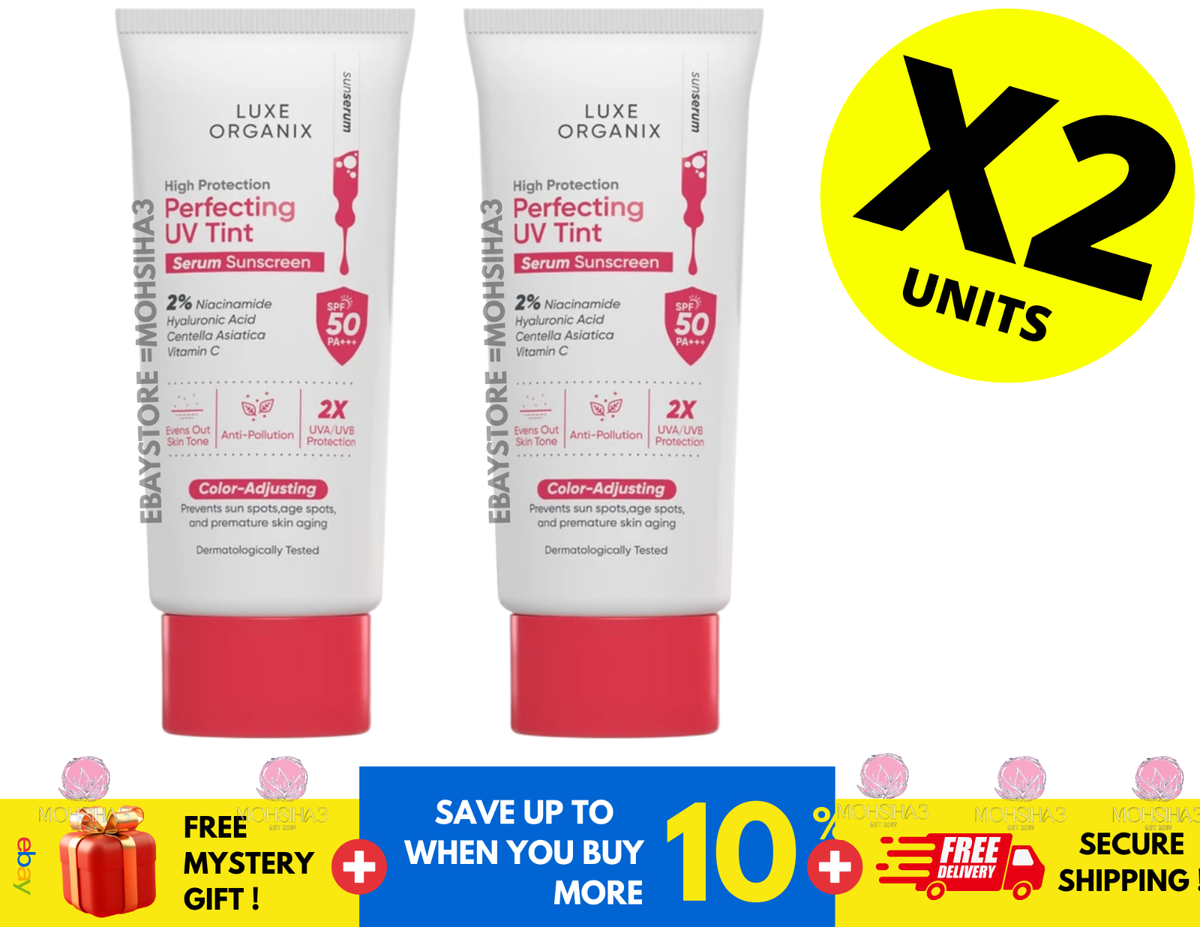 パーフェクトＵＶ　Ｎ   90ml Luxe Organix Perfecting UV Tint Serum Sunscreen SPF 50 PA +++ (40g