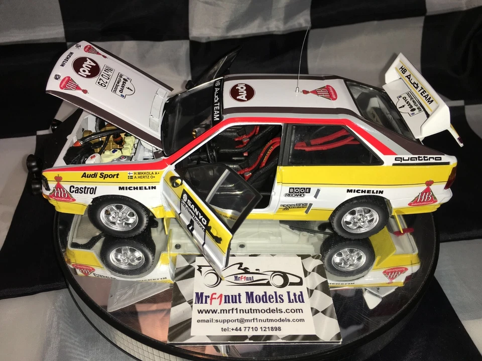 1:18 Sunstar H4253 Hannu Mikkola Audi Quattro A2 #4 Rallye New Zealand 1984 - Immagine 3 di 4