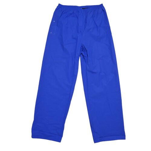 Columbia Snap Pull Away Waterproof Rain Pants Golf Men's Size XL Outdoor Blue - Afbeelding 1 van 10