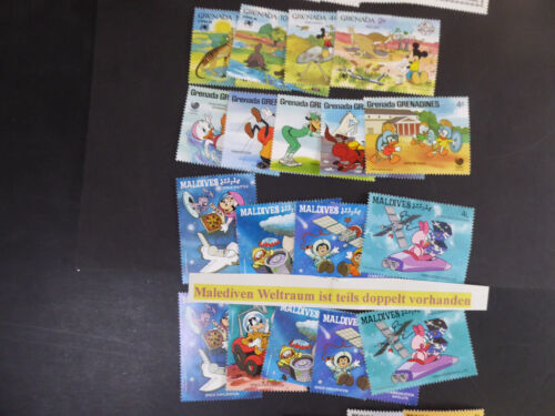 Disney, Sortiment mit 178 Marken, meist **/MNH, nur Kurzsätze, keine kpl. Ausg. - Bild 3 von 14