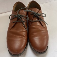 PENGUIN WAYLON OXFORDS LEATHER BUSINESS DRESS SHOES MENS Brown SZ 7
