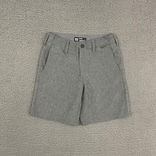 Hurley Phantom Shorts Boys Size 22 Gray Hybrid Beach Skater Casual Outdoor