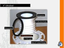 UltraSeal 4 in. Water Closet Drain Connector Toilet to Drain Connector