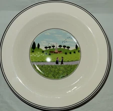 Villeroy Boch Design Naif Rim Bowl #6 Friends Meeting 8.5” Premium Porcelain