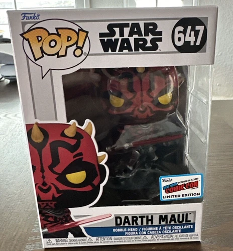 NYCC 2023 Exclusive Darth Maul Funko Pop Official Con Sticker