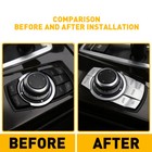Multi-Media 7 Button Decor Cover For BMW 1/2/3/5/6/7/X1/X3/X5/X6 Series IDRIVE A