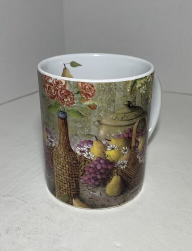 Lang & Wise 'Roses and Pears' Collectible Ceramic Coffee Mug by Anna Krajewski - Picture 2 of 5