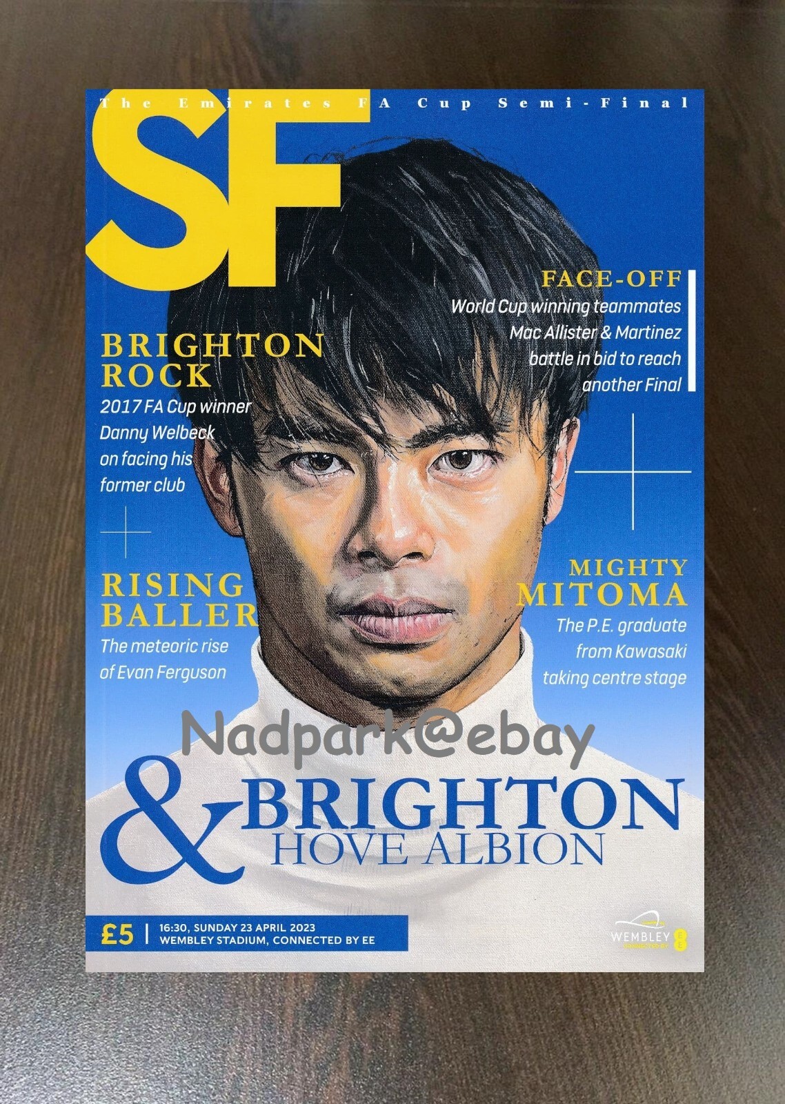 2023 FA Cup SemiFinal Both Programmes Semi final 1 & Semifinal 2 April