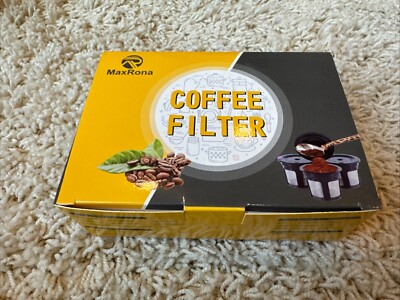MaxRona refillable Keurig coffee filters, 4-pack