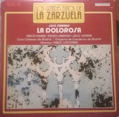 Serrano La Dolorosa NEAR MINT HispaVox Vinyl LP
