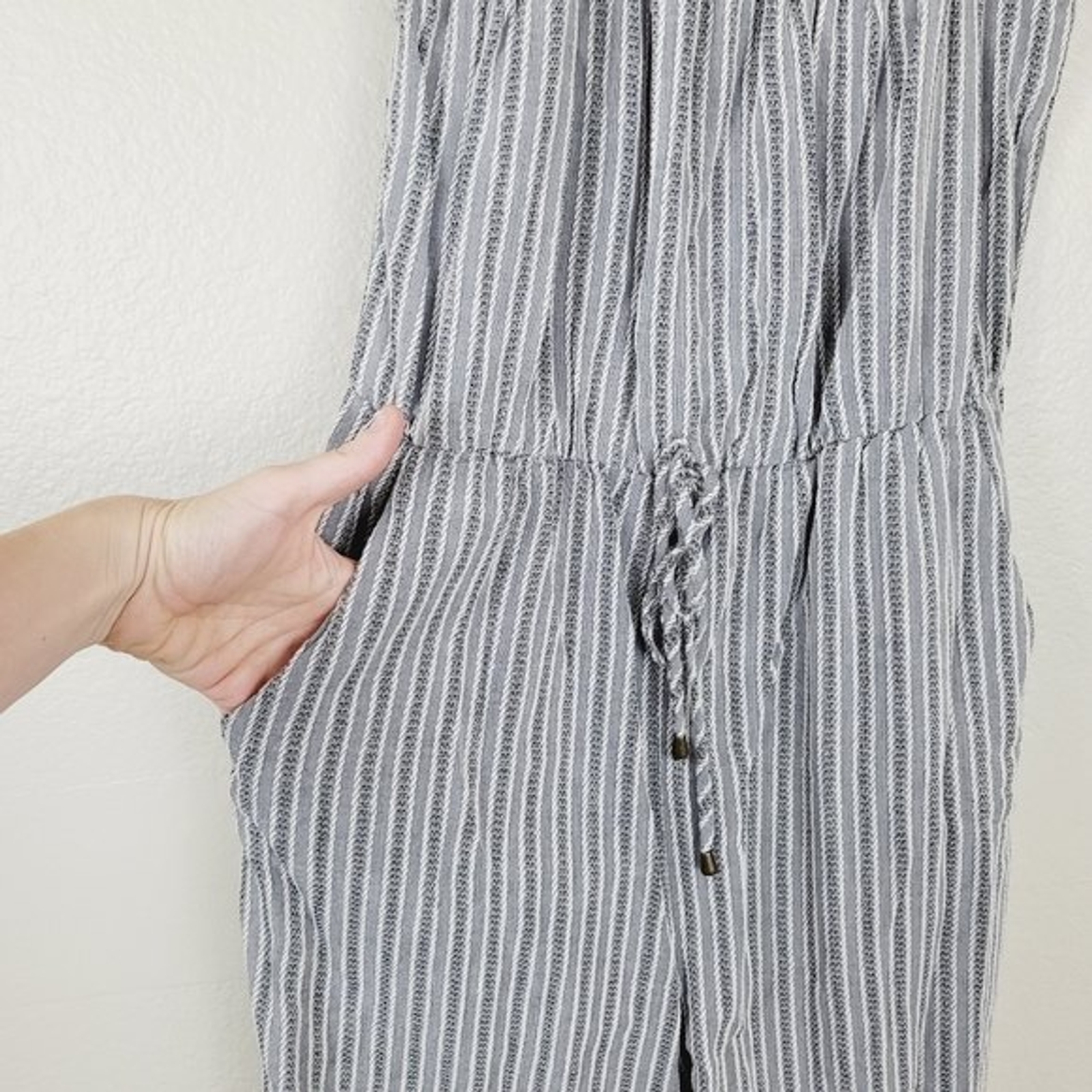 Universal Thread Medium Cropped Striped Boho Jump… - image 4