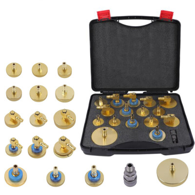 17Pcs Brake Bleeder Adapter Kit Brake Master Cylinder Bleeding Adapter Tool Set 