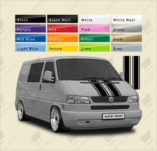 Fits VW T4 Transporter - Bonnet Stripes Graphic Vinyl Decal Camper Stickers