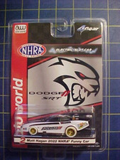 AUTO WORLD 4GEAR MATT HAGAN DODGE SRT FUNNY CAR CHASE MOPAR HELLCAT SLOT CAR NIP