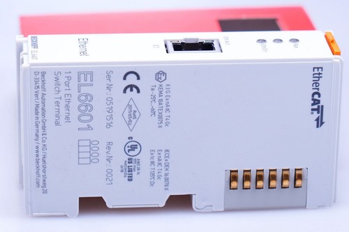 BECKHOFF EL6601 EtherCAT - Terminal Interfaz de comunicación de 1 puerto - Imagen 2 de 3