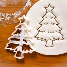 Christmas Tree Cookie Cutter - merry xmas winter festive holidays yule advent