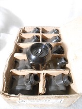 Neuw. Bakelit Lichtschalter Kippschalter Aufputz schwarz Schalter Steckdose