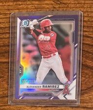 2021 Bowman Chrome Draft Purple Refractor #BDC110 Alexander Ramirez /250