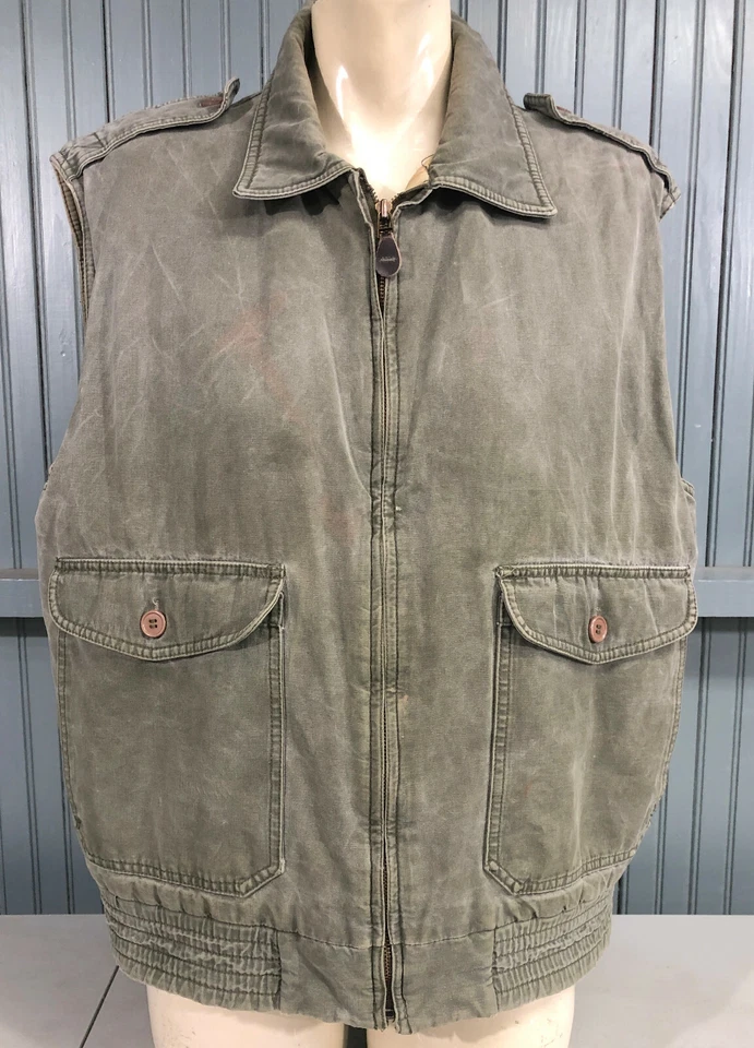Fieldmaster Large Full Zip Cotton Hunting Outdoors Vest 25" Chest - Image 2 of 4