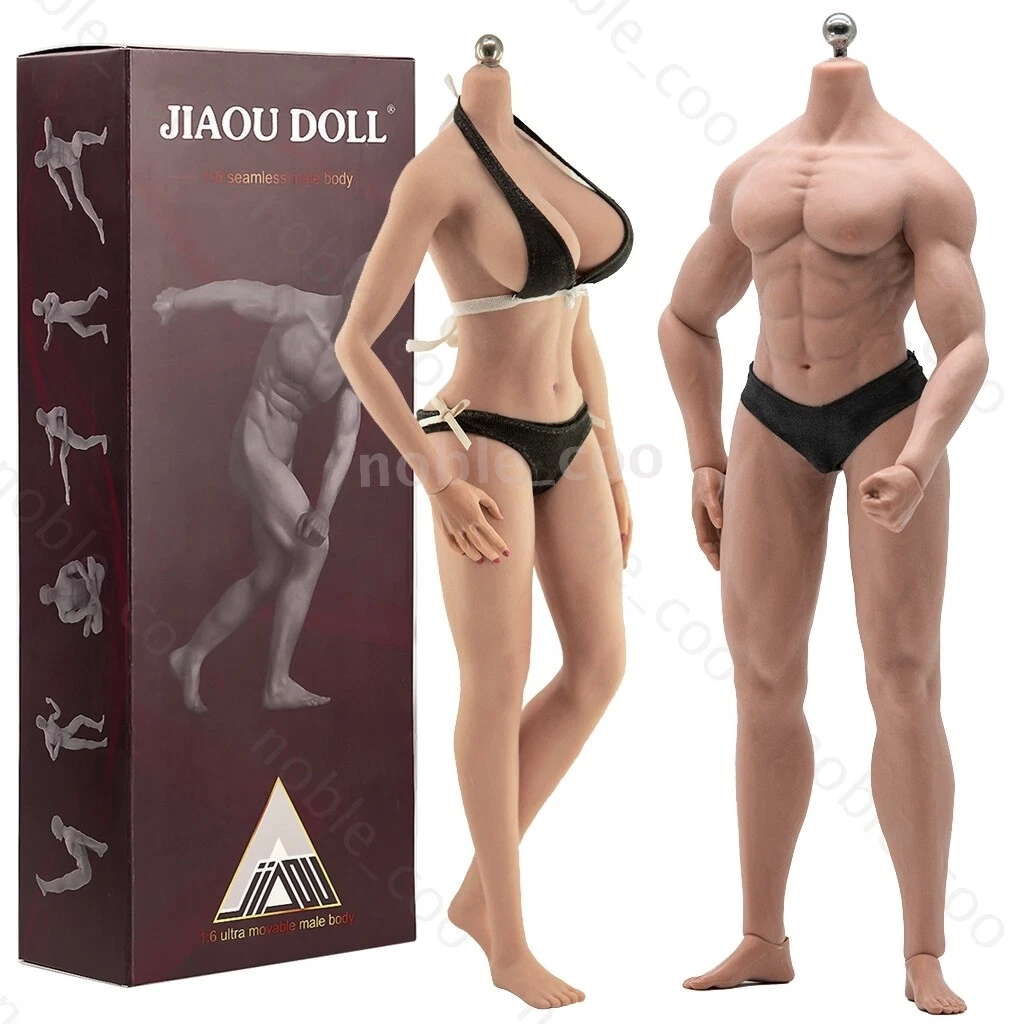 1/6 Scale Female & Male Figure Seamless Body Doll for 12 Phicen TBLeague  Head