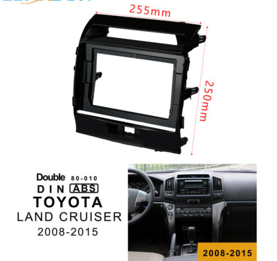 10.1'' Car radio Fascia Frame Install Panel for Toyota Land crusier Roraima 08-15