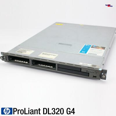 19'' 48cm 1U HE SERVER HP PROLIANT DL320 G4  COMPUTER PC 1GB RAM INTEL CELERON OK