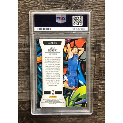2018 Panini Certified Luka Doncic Graffiti SP Rookie PSA 9 Mint | eBay