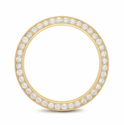 1CT BEAD SET NATURAL DIAMOND BEZEL 18KY FOR ROLEX NO DATE 76193 76243 67188