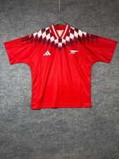 Vintage Retro Arsenal FC "Bruised Banana" Style Adidas Soccer Jersey Size L