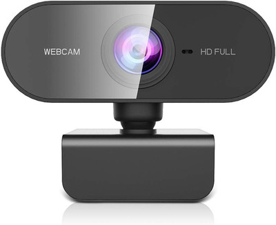 Full HD 1080P Webcam with Microphone USB 360° PC Laptop Camera Plug & Play