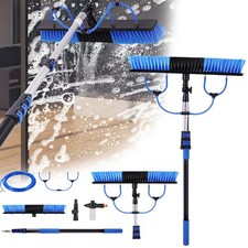 5METER WATER FED TELESCOPIC WINDOW CLEANING POLE CONSERVATORY ROOF CLEANER BRUSH