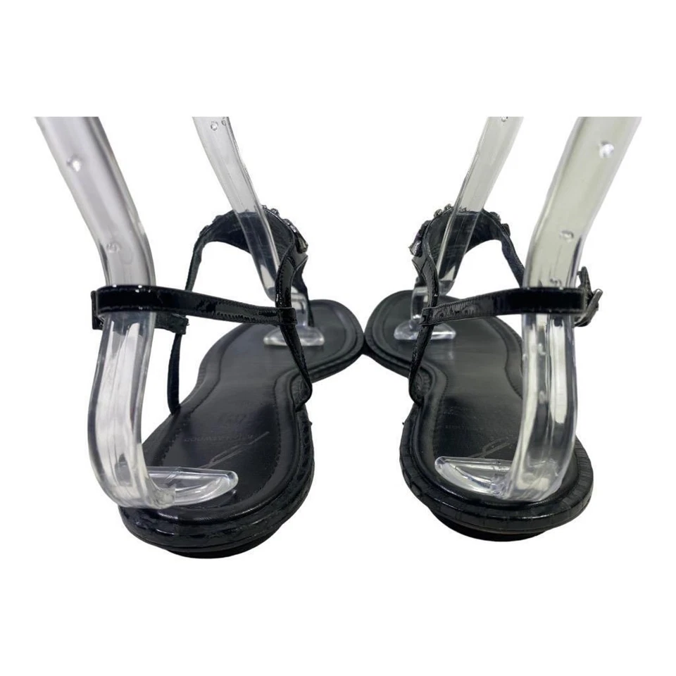 Brian Atwood Jeweled T-Strap Gladiator Sandal Women size 10 - Image 4 of 4