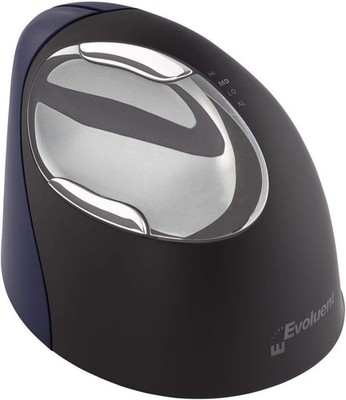 Evoluent VM4RW VerticalMouse 4 Right Hand Ergonomic Mouse Wireless w/ Dongle