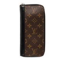 LOUIS VUITTON Monogram Macasa Zippy Wallet Vertical Purse M60109  Used  