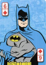 Batman No. 6 Vol. DC Comics Superhero Playing Card Menko Card Japanese Vintage