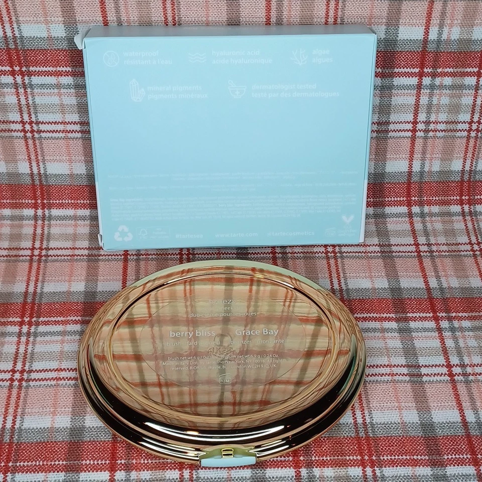 Tarte Sea Breezy Cream Cheek Duo Berry Bliss And Grace Bay - Image 2 of 4