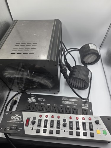 Lot Of Chauvet DJ Lights And Controllers/Timers