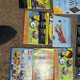 Lego City Instruction Manual Lot Huge Lot With Rare Poster 3368 3367 7208 7937
