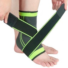 Compression Ankle Support Adjustable Sports Wrap Brace Protector for Men Women