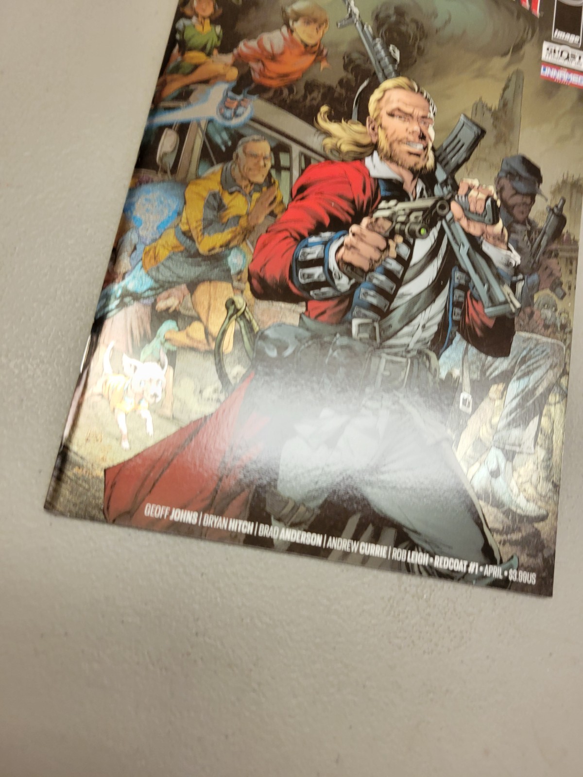 Redcoat #1 1:50 Foil Variant Image Comics Ghost Machine 2024 *