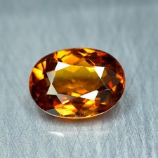 0.97Ct Oval_Exclusive Sparkles Unheated Grossular Mali Garnet Gemstone