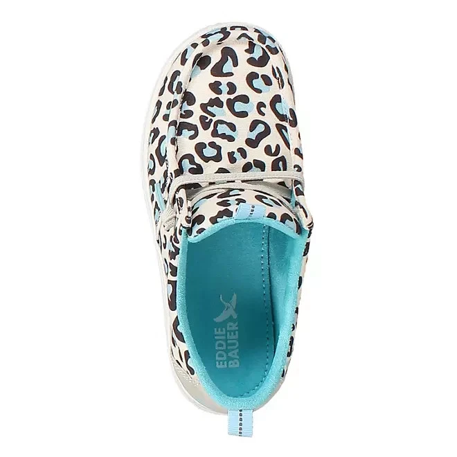 Zapato sin cordones de lona Eddie Bauer para niñas talla 12 leopardo Foto 4 de 4