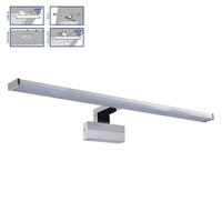 Moderne 12W Led Wandleuchten FüR Spiegel IP44 In Weiß Und Chrom - 3000K - 400...