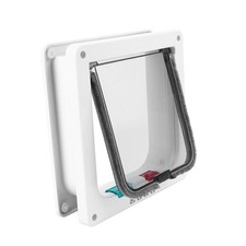 4 Way Lockable Pet Cat Small Dog Flap Door For Pet Care