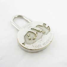 Hermes Cadena Lock Charm 2003 Annee Mediterranee Silver Paddle Pendant Top Rare