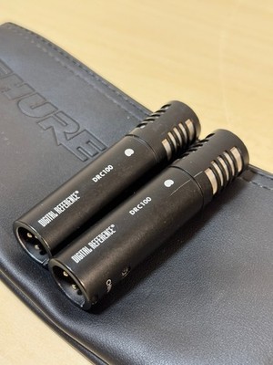 DRC100 Pair Set - Small Condenser Microphone - Overheads Guitars Cymbals etc